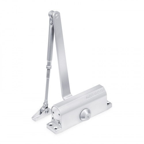 DC-080 СЕРЕБРО доводчик для дверей, усилие 80кг